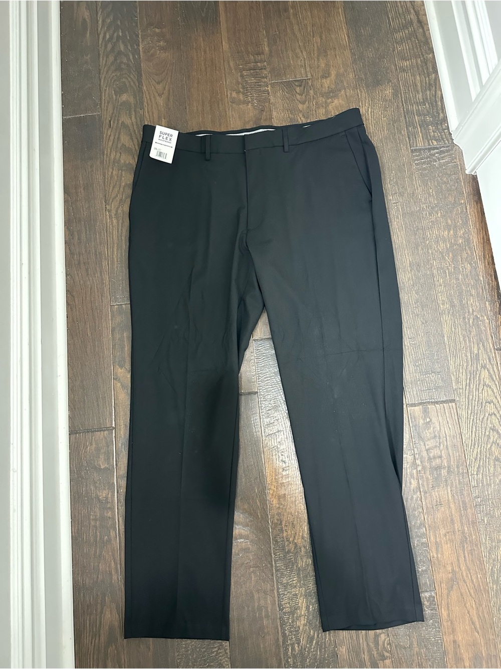 Haggar Black Men's Dress Pants - Slim Classic